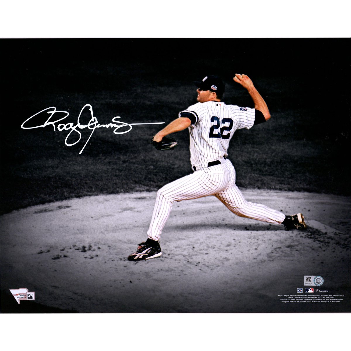 【MLB公式ホログラム付】MLB ヤンキース ロジャー・クレメンス 直筆サイン入り フォト （11x14インチ） Fanatics Authentic/ファナティクスオーセンティック (11BBBA72619)