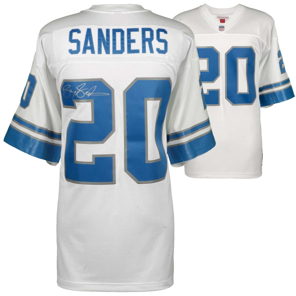 【公式シリアル番号付き】NFL ライオンズ バリー・サンダース 直筆サイン入り アメフト ユニフォーム Fanatics Authentic/ファナティクスオーセンティック ホワイト (Aut Jersey NFL)