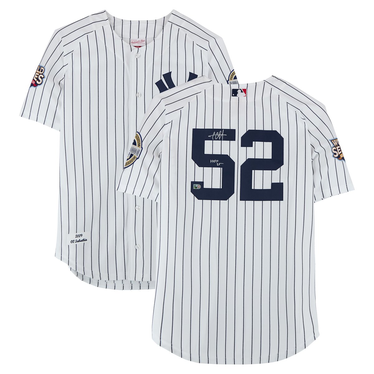 【MLB公式ホログラム付】MLB ヤンキース CC・サバシア 直筆サイン入り 野球ユニフォーム Fanatics Authentic/ファナティクスオーセンティック (AUT BB JERSEY - HOLDING)