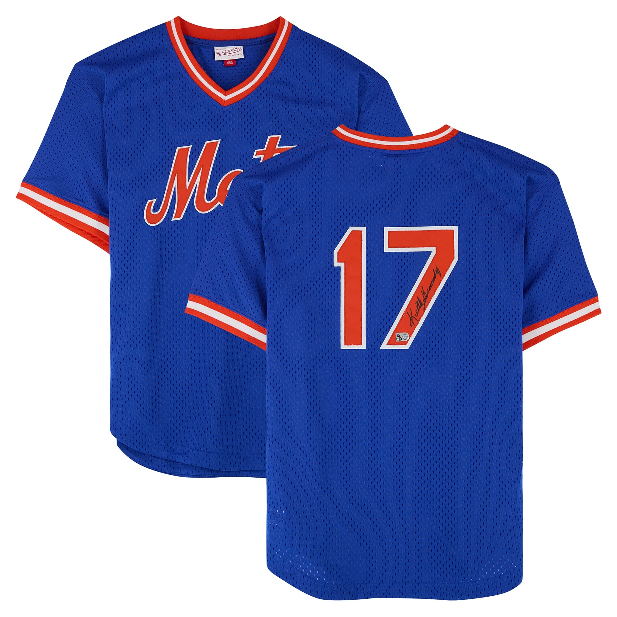 Bring home a collectible that celebrates Keith Hernandez and the New York Mets with this autographed Royal Mitchell & Ness Batting Practice Jersey. Personally signed by Keith Hernandez, it offers an authentic keepsake that belongs in any fan's collection. Individually numbered, it includes a tamper-evident hologram featuring FanSecure technology that can be verified at fanatics.com/fansecure.Made in the USAOfficially licensedBrand: Fanatics AuthenticObtained under the auspices of the Major League Baseball Authentication Program and can be verified by its numbered hologram at MLB.comSignature may varyIndividually numbered, tamper-evident hologram is authenticated with FanSecure technology and can be verified at fanatics.com/fansecure
