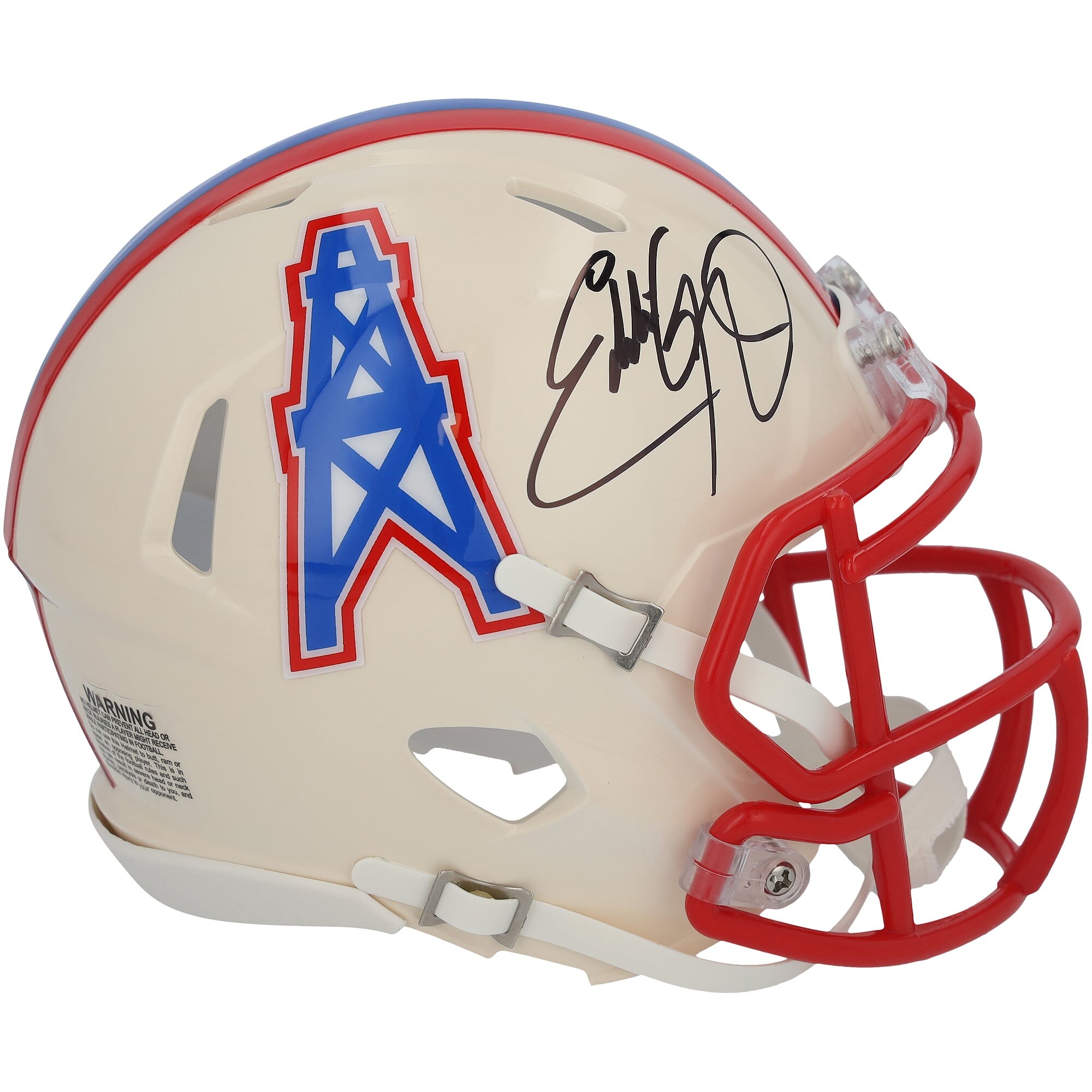【公式シリアル番号付き】NFL タイタンズ エディ・ジョージ 直筆サイン入り ミニヘルメット Fanatics Authentic/ファナティクスオーセンティック (AUT MINI HELMET 46230)