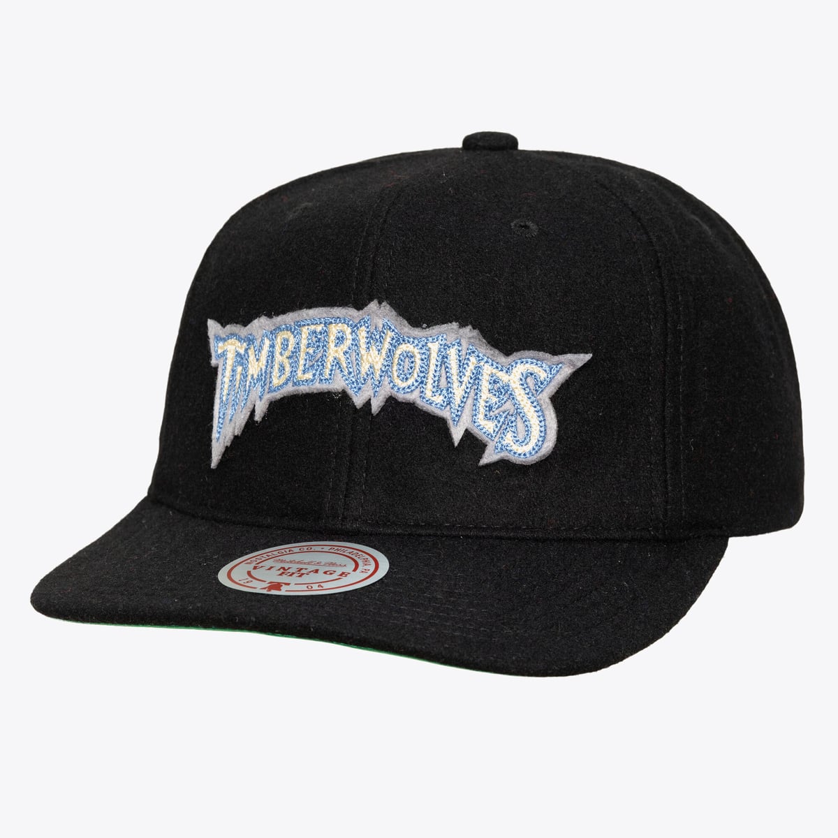 Mitchell & Ness taps into team heritage with this Minnesota Timberwolves Hardwood Classics Retro Roots Vintage Adjustable Hat. A structured mid crown and slightly curved bill give it a clean, old-school shape built for everyday wear. An adjustable strap with a buckle closure dials in a comfortable, personalized fit. It's an easy way to bring vintage-inspired team style into your everyday rotation.Six-panel design with eyeletsStructured mid crown holds a clean, retro-inspired shapeSlightly curved bill gives it a classic, broken-in lookAdjustable fabric strap with a buckle closure dials in a personalized fitAdjustable fabric strap with buckleMaterial: 100% WoolOfficially licensedBrand: Mitchell & NessSlightly Curved BillImportedStructured fitMid CrownWipe clean with a damp clothRaised, embroidered team wordmark with a dimensional, chenille-inspired look
