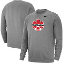 NATIONAL TEAM カナダ代表 トレーナー Nike ナイキ メンズ ヘザーグレイ (BCS HO22 Men's Club Fleece Crewneck Sweatshirt)