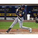 This original photograph captures Christian Yelich in action. It is officially licensed by Major League Baseball.Officially licensedBrand: Fanatics Authentic