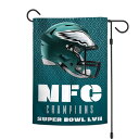NFL C[OX tbO EBNtg (NFL NFC Conference Champs 2 Sided 12x18 Garden Flag)
