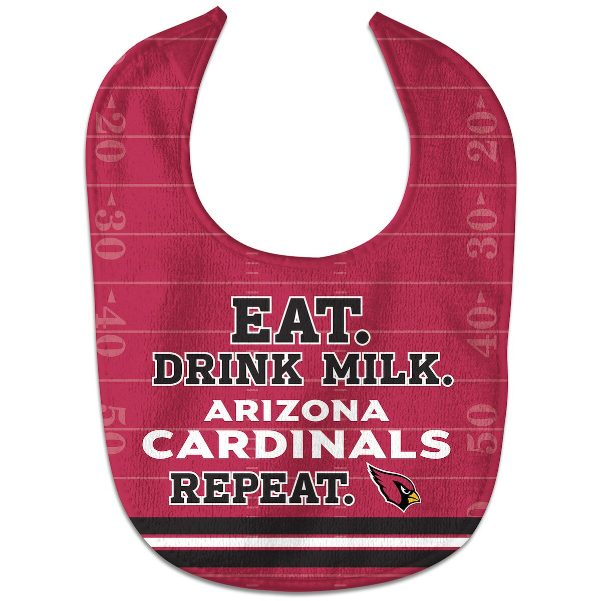 【公式グッズ】NFL カーディナルス スタイ ウィンクラフト (All Pro Baby Bib-Eat Drink Repeat)