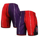 NBA ラプターズ カジュアル ショーツ Mitchell & Ness（ミッチェル＆ネス） メンズ パープル (Mens MNC HWC Split Swingman Shorts) 1