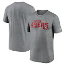 NFL 49ers Tシャツ Nike ナイキ メンズ ヘザーグレイ (22 Mens Nike Legend Team Shoutout T-Shirt)