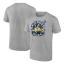 【公式グッズ】NFL ラムズ Tシャツ(大きいサイズ) Fanatics/ファナティクス メンズ ヘザーグレイ (22 Mens NFL BT Sporting Chance SST)