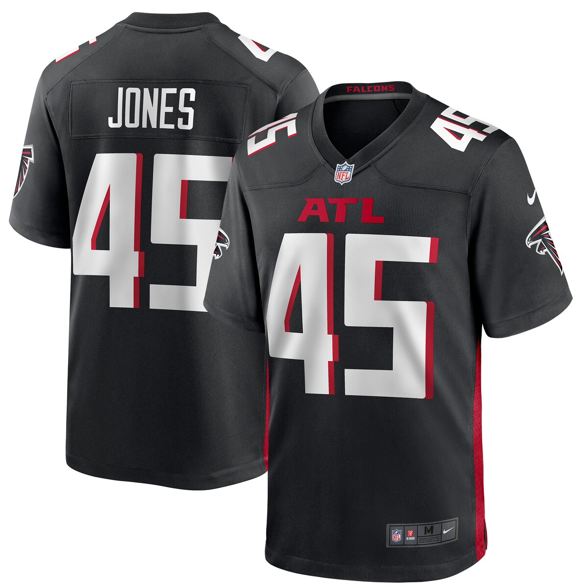 NFL ファルコンズ ディオン・ジョーンズ ユニフォーム Nike ナイキ メンズ ブラック (Mens Nike Game NFL Jersey)