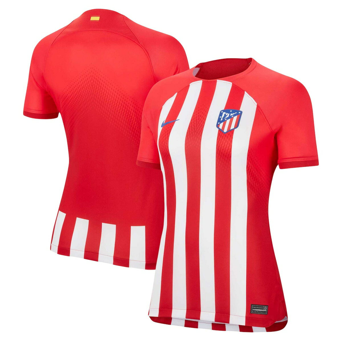 ラ・リーガ アトレティコ・マドリード レプリカ ユニフォーム Nike ナイキ レディース レッド (NIK 2023/24 Women's Stadium Replica Jersey)