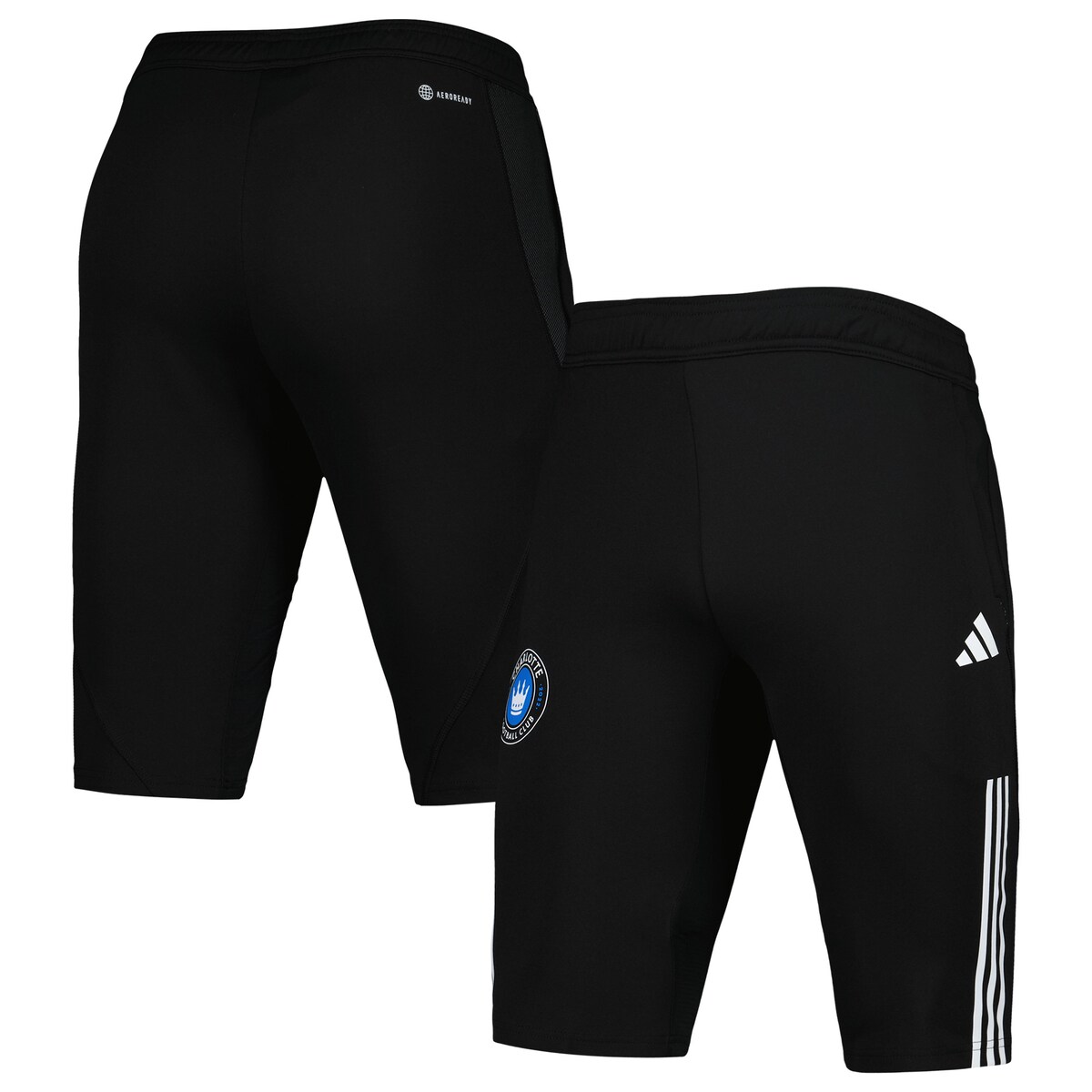 MLS シャーロットFC トレーニングパンツ Adidas（アディダス） メンズ ブラック (ADI S23 Men's Training 1/2 Pant)