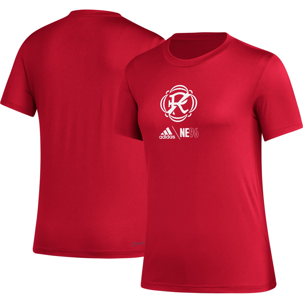 【公式グッズ】MLS レボリューション Tシャツ Adidas(アディダス) レディース レッド (ADI S23 Women's Club Icon Tee)