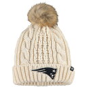 NFL ペイトリオッツ ニット帽 '47 レディース クリーム (NFL Womens Meeko Cuff Knit)