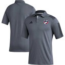 MLS FCダラス ポロシャツ Adidas（アディダス） メンズ グレイ (ADI 2024 Men's Training Polo)