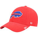 NFL ビルズ アジャスタブルキャップ '47 レディース レッド (NFL Womens Miata Clean Up Secondary)
