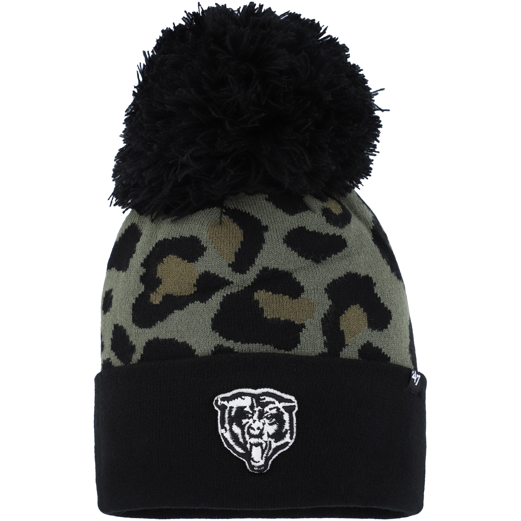 NFL xA[Y jbgX '47 fB[X O[ (NFL Womens Bagheera Cuff Pom Knit)