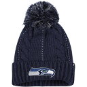 The cable design on this '47 Bauble hat adds a stylish touch to your Seattle Seahawks outfit. The stretchy, knit design allows for the perfect amount of warmth and a full coverage fit. Plus, the Seattle Seahawks embroidery on the cuff and fun pom on top give extra charm to your game day getup.Pom on topEmbroidered graphics with raised detailsCuffedCable knit designWipe clean with a damp clothStretch fitBrand: '47ImportedOfficially licensedOne size fits mostMaterial: 100% Acrylic - Material I; 100% Polyester - Material IIPom on top
