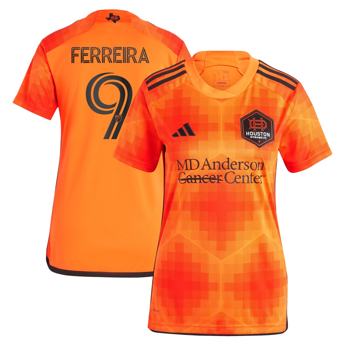 MLS ダイナモFC フェレイラ レプリカ ユニフォーム Adidas（アディダス） レディース オレンジ (15875 JERLADCRP)