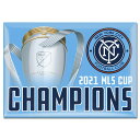 During this unpredictable 2021 season, you had no doubts in your New York City FC. Celebrate your team being crowned the 2021 MLS Cup Champions by grabbing this WinCraft 2.5'' x 3.5'' Metal Fridge Magnet! This New York City FC piece, complete with incredible commemorative graphics, is perfect for showcasing your love for the champs in a major way.Made in the USAOfficially licensedMeasures approx. 2.5'' x 3.5''Brand: WinCraftPrinted graphicsMagnetic backingMaterial: 100% Metal