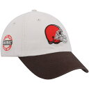 NFL ブラウンズ アジャスタブルキャップ '47 メンズ クリーム (NFL Sidestep Clean Up)(4)