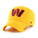 Make your Washington Commanders fandom easily noticeable by wearing this Miata Clean Up Secondary hat from '47. It features the official Washington Commanders logo in raised embroidery on the crown and the team name on the bill. Additionally, the adjustable closure lets you choose which fit is most comfortable.Wipe clean with a damp clothImportedSix panels with eyeletsMaterial: 100% CottonOfficially licensedLow crownUnstructured relaxed fitBrand: '47Curved billOne size fits mostEmbroidered graphics with raised detailsAdjustable fabric strap with snap buckle