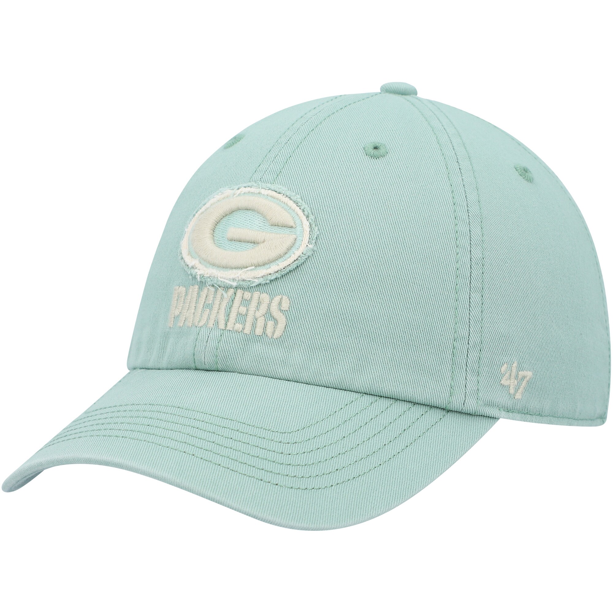 Bring a timeless touch of Green Bay Packers spirit to your collection with this '47 Chasm Clean Up hat. It offers an adjustable closure and versatile construction for stylish comfort. on top of that, the vibrant Green Bay Packers graphics with distressed details makes this the perfect cap to show off your love for the classics.ImportedOfficially licensedWipe clean with a damp clothMaterial: 100% CottonAdjustable fabric strap with snap buckleEmbroidered graphics with raised and distressed detailsUnstructured relaxed fitSix panels with eyeletsLow crownCurved billOne size fits mostBrand: '47