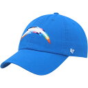 NFL チャージャーズ アジャスタブルキャップ '47 メンズ パウダーブルー (NFL Pride Clean Up)(4)