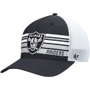 NFL レイダース アジャスタブルキャップ '47 メンズ ブラック (NFL Altitude II MVP DP)(4)
