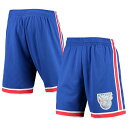 NBA ネッツ カジュアル ショーツ Mitchell & Ness（ミッチェル＆ネス） メンズ ブルー (Mens MNC HWC 75th Anniversary Swingman Short)