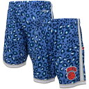 【公式グッズ】NBA ニックス カジュアル ショーツ Mitchell & Ness/ミッチェル&ネス メンズ ブルー (Mens MNC HWC Uninterrupted x M&N Collab Swingman Shorts)
