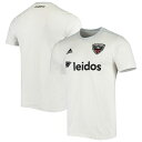 【公式グッズ】MLS D.C.ユナイテッド レプリカ ユニフォーム Adidas(アディダス) メンズ ホワイト (IVRCV19 Men's Replica Blank Secondary Short Sleeve Jersey)