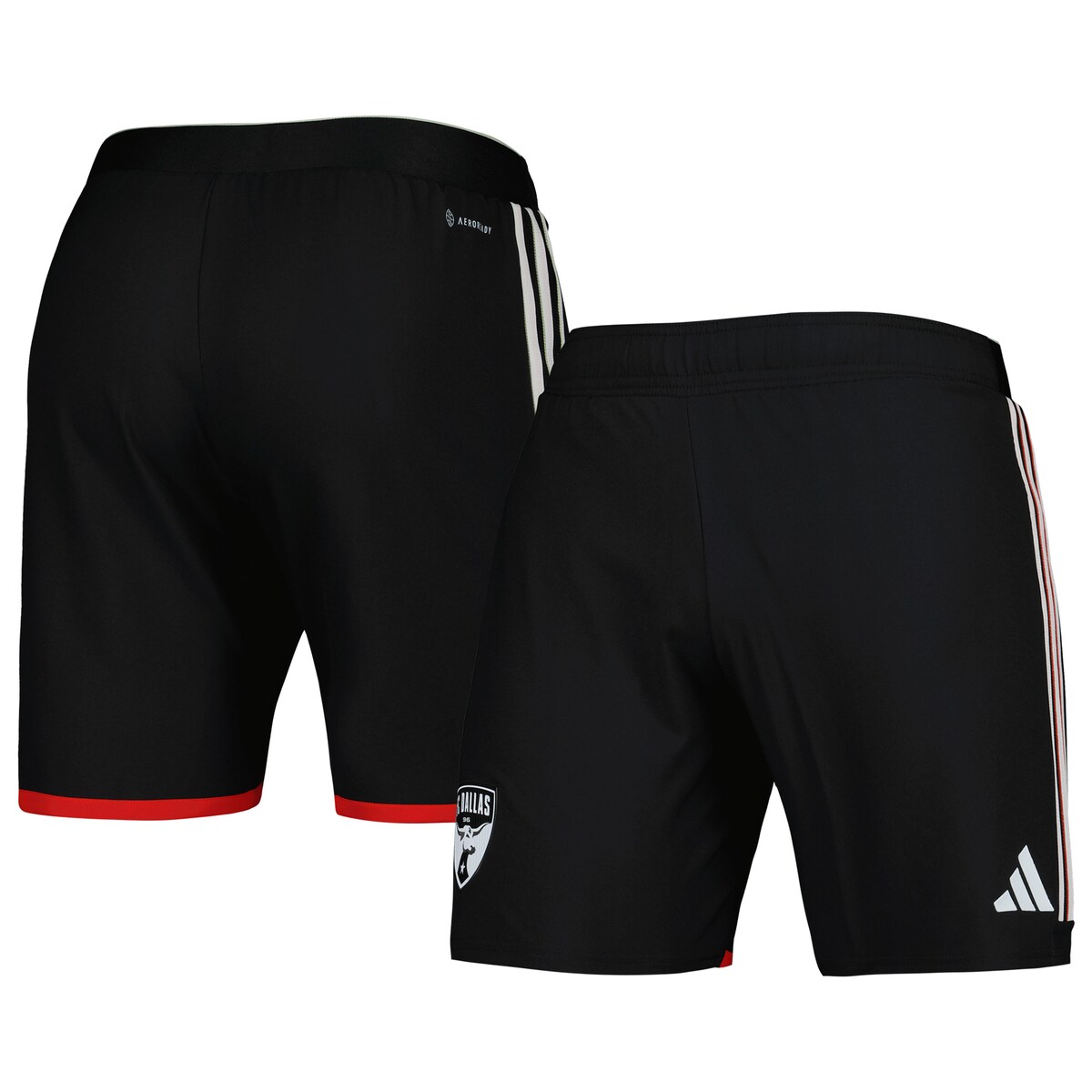 MLS FCダラス サッカー用 ショーツ Adidas（アディダス） メンズ ブラック (ADI S23 Men's Authentic Short)