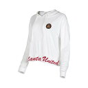 【公式グッズ】MLS アトランタ・ユナイテッドFC 長袖 Tシャツ コンセプトスポーツ レディース ホワイト (COL S23 Women's Accord LS Hooded Top)