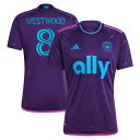 【公式グッズ】MLS シャーロットFC ウェストウッド レプリカ ユニフォーム Adidas/アディダス メンズ パープル (15878 JERMENCRP)