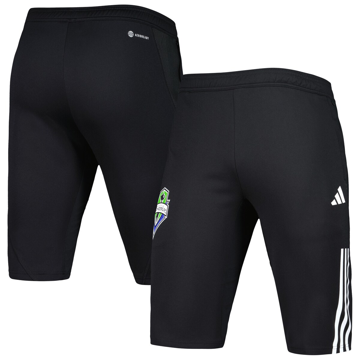 【公式グッズ】MLS サウンダーズFC トレーニングパンツ Adidas（アディダス） メンズ ブラック (ADI S23 Men's Training 1/2 Pant)