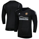 【公式グッズ】MLS アトランタ・ユナイテッドFC レプリカ ユニフォーム Adidas(アディダス) メンズ ブラック (ADI S23 Men's Goalkeeper LS Jersey)