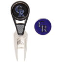 MLB ロッキーズ ゴルフ用品 ウィンクラフト (CVX Ball Mark Repair Tool & 2 Ball Markers)