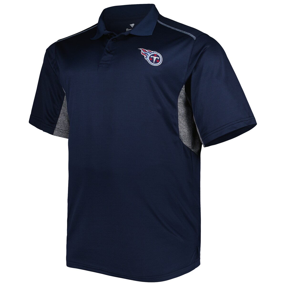 【公式グッズ】NFL タイタンズ ポロシャツ （大きいサイズ） Fanatics/ファナティクス メンズ ネイビー (Men's B&T Team Color SS Polo)