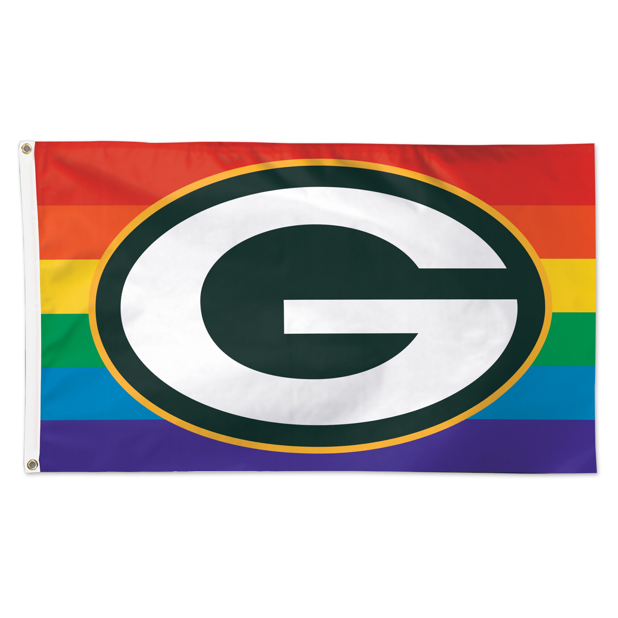 If you're looking for the next great piece to add to your fan cave, this WinCraft Green Bay Packers 3' x 5' 1-Sided deluxe flag is perfect for you. The crisp graphics make this a must-have flag for your space. Take your Green Bay Packers room to the next level with this newest addition.Material: 100% PolyesterBrand: WinCraftOfficially licensedImportedFinished with grommetsOne-sidedSublimated graphicsMeasures approximately 3' x 5'Ready to hang