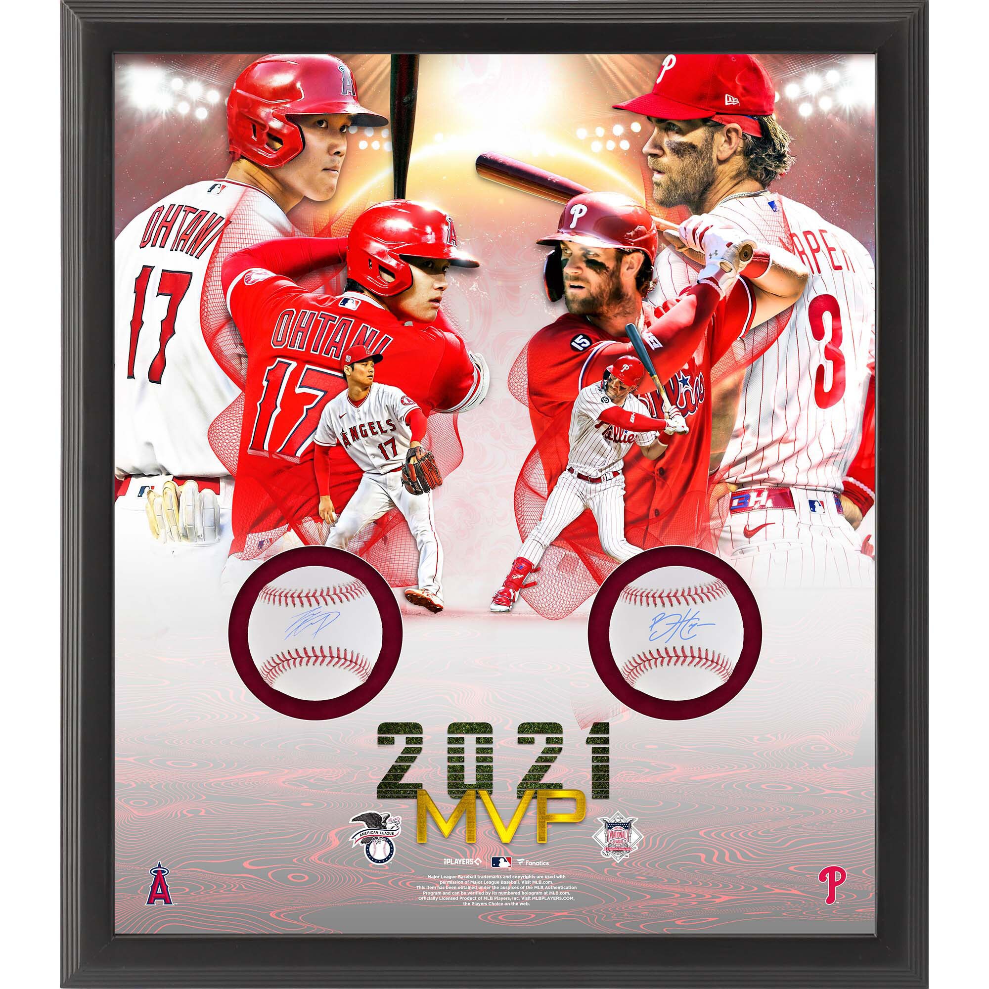 MLB エンゼルス ブライス・ハーパー 直筆サイン ボール Fanatics（ファナティクス） (AUT FRAMED BASEBALL SHADOWBOX 3172022)