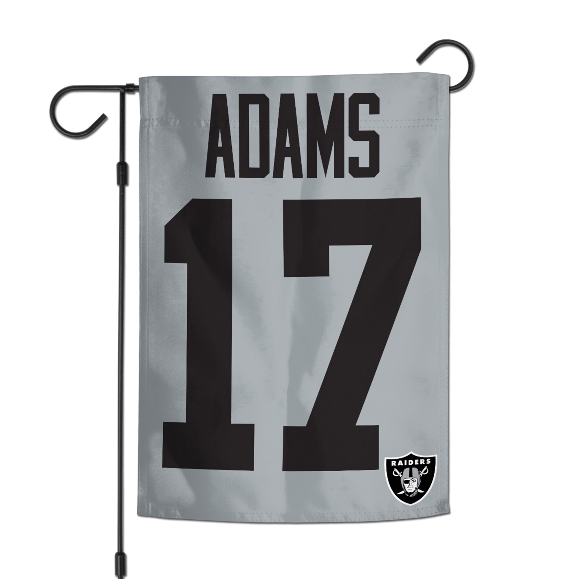 NFL レイダース ダバンテ・アダムス フラッグ ウィンクラフト (2-Sided 12x18 Garden Flag-NFL Player)