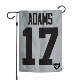 NFL レイダース ダバンテ・アダムス フラッグ ウィンクラフト (2-Sided 12x18 Garden Flag-NFL Player)