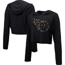 NFL ^C^Y vI[o[ p[J[ Majestici}WFXeBbNj fB[X ubN (22 Women's Leopard Cropped Hoodie)