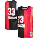 Showcase your timeless love for one of the Miami Heat's greatest players of all time in a trendy, distinct way with this 2005/06 Alonzo Mourning Split Swingman jersey by Mitchell & Ness. This Hardwood Classics jersey features vibrant team and Alonzo Mourning graphics across a unique split design, allowing you to boast your spirit loud and proud. Additionally, the lightweight construction, sleeveless design and breezy mesh fabric bring comfort and breathability to your Miami Heat fandom.Side splits at waist hemSwingman ThrowbackOfficially licensedMachine wash, line dryMaterial: 100% PolyesterSleevelessTackle twill appliquesBrand: Mitchell & NessImportedV-neckMesh fabricWoven jock tag