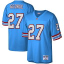 You're a massive Houston Oilers fan and also loved watching Eddie George play. Now you can show off your fandom for both when you get this Eddie George Houston Oilers Legacy replica jersey from Mitchell & Ness. It features distinctive throwback Houston Oilers graphics on the chest and back, perfect for wearing at a home game. By wearing this jersey, you'll be able to feel like you're reliving some of the great plays that Eddie George accomplished to lead the Houston Oilers to glory.V-neckMesh fabricOfficially licensedFabric applique sewn onMaterial: 100% PolyesterImportedWoven tags at bottom hemSublimated rib-knit sleeve insertsThrowback JerseySide splits at waist hemEmbroidered twill graphicsShort sleevesMachine wash, line dryEmbroidered NFL Shield at collarBrand: Mitchell & Ness