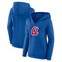 MLB ブレーブス パーカー Fanatics（ファナティクス） レディース ロイヤル (Women's Forbes Crossover Pullover Hood)