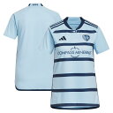 MLS カンザスシティ レプリカ ユニフォーム Adidas(アディダス) レディース ライトブルー (15875 JERLADCRP)(4)