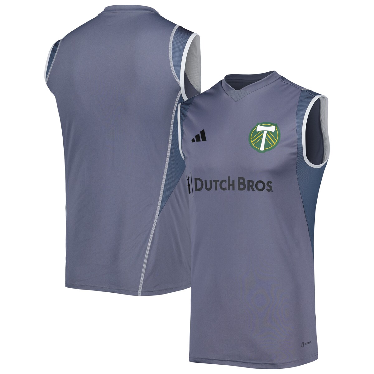 MLS ティンバーズ ユニフォーム Adidas（アディダス） メンズ グレイ (ADI S23 Men's Sleeveless Training Jersey)