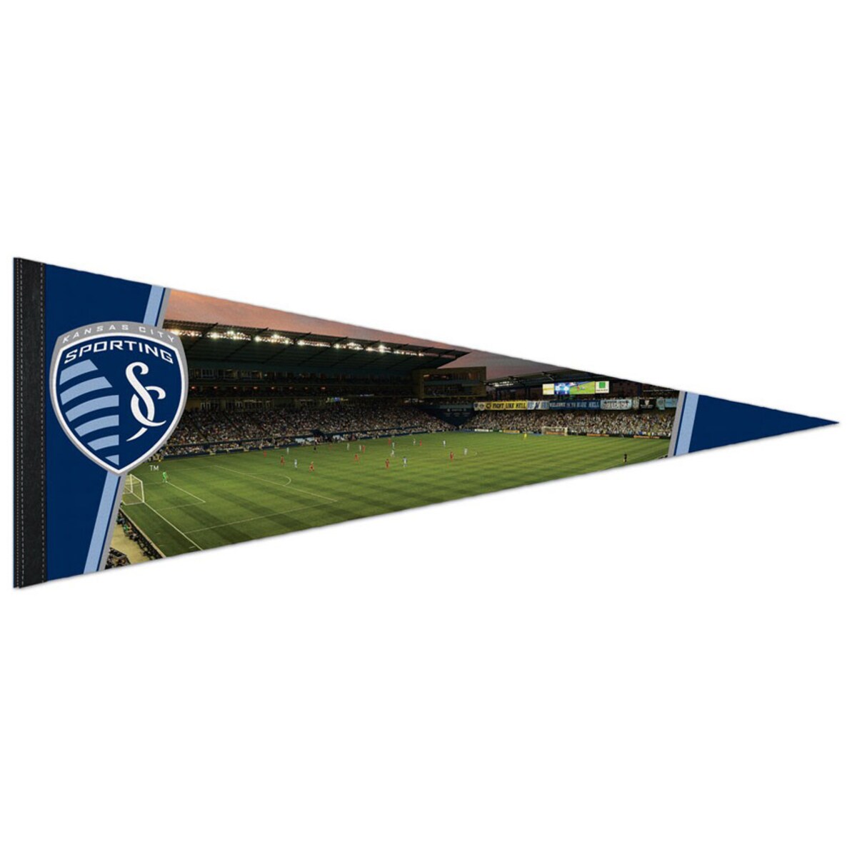 【公式グッズ】MLS カンザスシティ ペナント ウィンクラフト (WCR 12x30 Premium Pennant)
